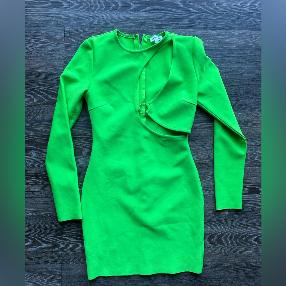 Superdown Lime Green Dress